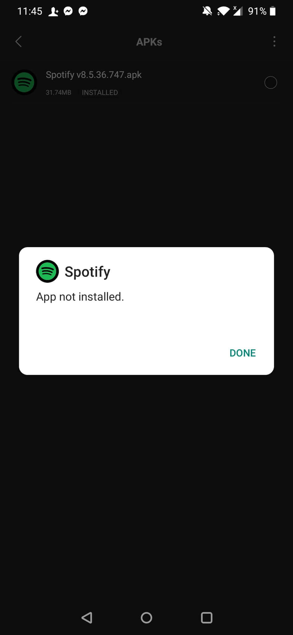 Per App Hacking Spotify